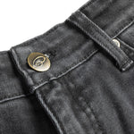Black Blockade Straight Leg Motorcycle Jeans - Made with Armalith - The World's Strongest Denim