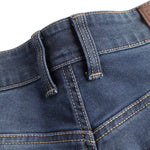 Black Blockade Straight Leg Motorcycle Jeans - Made with Armalith - The World's Strongest Denim
