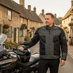 Black Zeal Motorcycle Jacket