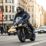 Black Premium Soft Shell Motorcycle Hoodie