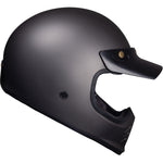 Black Royale II Retro ECE R22.06 Motorcycle Helmet