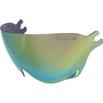 Black Royale II Retro ECE R22.06 Gloss Sunset Yellow Motorcycle Helmet and Internal Visor