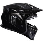 Black Street Fighter Vintage Open Face ECE R22.06 Motorcycle Helmet