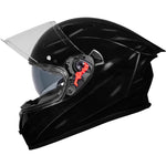 Black Atom Vintage ECE R22.06 Scratched-Look Motorcycle Helmet