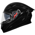 Black Atom Vintage ECE R22.06 Scratched-Look Motorcycle Helmet