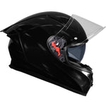 Black Atom Vintage ECE R22.06 Scratched-Look Motorcycle Helmet