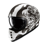 HJC V60 Flame MC5 Black Motorcycle Helmet