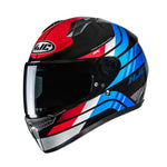 HJC C10 Hiper MC21 White Blue Red Motorcycle Helmet