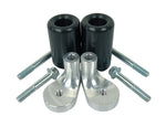BikeTek Black STP Crash Protectors Set - Yamaha YZF-R1 2009-