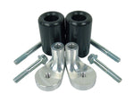 BikeTek Black STP Crash Protectors Set - KTM 1190 RC8 2008-13