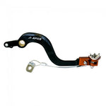 Apico Forged Brake Pedal - KTM SX/SXF 2003-06, EXC/EXC-F 2004-07 - Black/ Orange