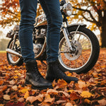 Black Guard WP Oxford Motorcycle Boots Lifestyle