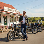 Black Speedster AAA CE Dark Blue Motorcycle Jeans Lifestyle
