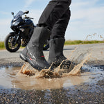Black Venture Motorcycle Boots Lifestyle