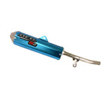 DEP Exhaust Silencer - Yamaha DT125RE & DT125X - Blue