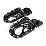 Apico CNC Aluminium Trials Bike Foot Pegs - Black