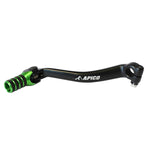 Apico Elite Gear Pedal - Kawasaki KXF450 2006-08 Black/ Green