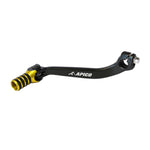 Apico Elite Gear Pedal - Suzuki RMZ250 2007-22 - Black/ Yellow