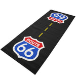 Biketek Custom Route 66 Garage Mat - 250 x 100cm