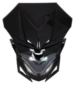 Bike It Universal Transformer 12V 20W Fairing Headlight - Black