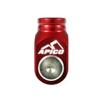 Apico Rear Brake Clevis - Suzuki/Kawasaki RMZ250 2004-06, KX250 2005-08, KXF250/450F 2004-17 Red