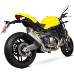 Scorpion Serket Taper Stainless Steel Exhaust For Ducati Monster 821 2018-2020