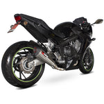 Scorpion Serket Taper Stainless Oval Exhaust - Honda CBR 650 F Full System 2014