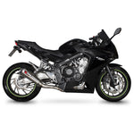 Scorpion Serket Taper Stainless Oval Exhaust - Honda CBR 650 F Full System 2014