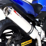 Scorpion Factory Carbon Round Exhaust Carbon Outlet Suzuki SV 650 04-11