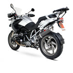 Scorpion Factory Satin Titanium Oval Exhaust - BMW R1200GS 2004 - 2008