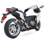 Scorpion Factory Carbon Oval Exhaust Carbon Outlet Honda VFR 1200 No Panniers 10>Current