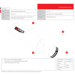 Scorpion Factory Satin Titanium Round Exhaust Carbon Outlet Honda CBR 900 RR F/Blade 929 00-01