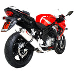 Scorpion Factory Stainless Round Exhaust Hyosung GT650 R/S 06-Current
