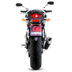 Scorpion Power Cone Stainless Oval Exhaust Carbon Outlet Suzuki Gladius 650 09-Current
