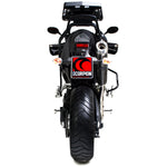 Scorpion Factory Satin Titanium Oval Exhaust Carbon Outlet Triumph Tiger 1050 07-09