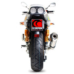 Scorpion Factory Stainless Round Exhaust Carbon Outlet Yamaha XJR 1300 07-10