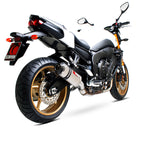 Scorpion Factory Stainless Oval Exhaust Carbon Outlet Yamaha FZ8 10>Current