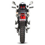 Scorpion Factory Carbon Oval Exhaust - Yamaha XT 660Z Tenere 2008 - 2013