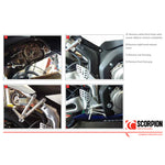 Scorpion Stealth Stainless Oval Exhaust Carbon Outlet Honda CBR 1000 RR 04-05