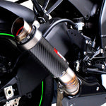 Scorpion RP-1 GP Carbon Round Exhaust For Kawasaki ZX10 R 2008-2010