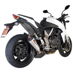 Scorpion Serket Taper Satin Titanium Oval Exhaust For Honda CB 1000 R 2008-2017