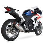 Scorpion Serket Satin Titanium Oval Exhaust For Honda CBR 250 R 2011-2016
