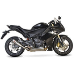 Scorpion Serket Taper Stainless Oval Exhaust - Honda CBR 600 F 2011 - 2016