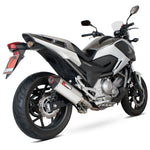 Scorpion Serket Carbon Oval Exhaust For Honda NC700 S/X 2012-2013