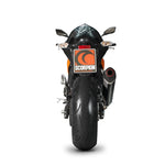 Scorpion Serket Stainless Oval Exhaust For Kawasaki Z800e 2013-2016