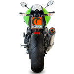 Scorpion Serket Stainless Oval Exhaust For Kawasaki Z 750 2007-2012