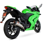Scorpion Serket Taper Carbon Oval Exhaust - Kawasaki NINJA 250R 2008 - 2012