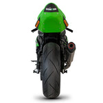 Scorpion Serket Taper Satin Titanium Oval Exhaust For Kawasaki ZX-6R 2009-2012