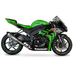 Scorpion Serket Taper Carbon Oval Exhaust For Kawasaki ZX-6R 2009-2012