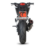 Scorpion Serket Taper Carbon Oval Exhaust For KTM Duke 125 2011-2016